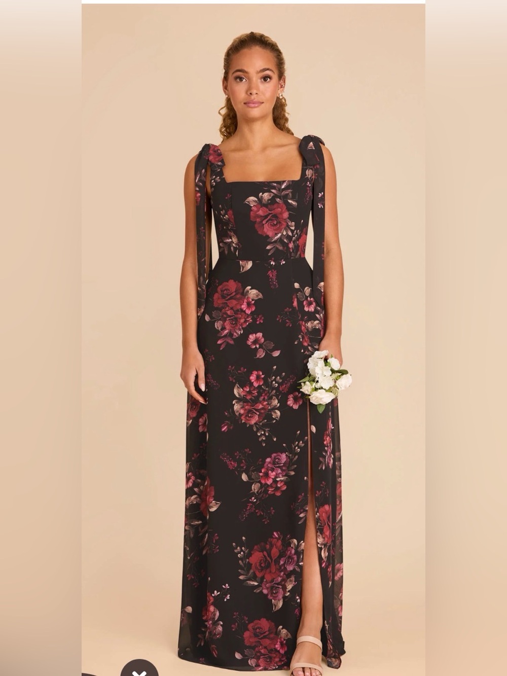 Birdy Grey Alex Matte Dress in Black Fleurs D’Amour *NWT*